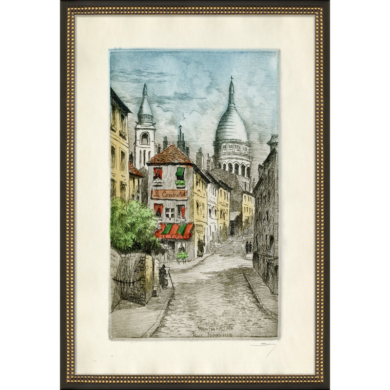 Montmartre Rue Noryins Painting