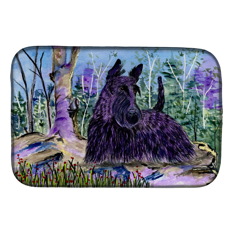 Tapis de séchage écossais terrier
