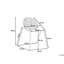 Talmadge 42cm H Stacking Side Chair-36834798