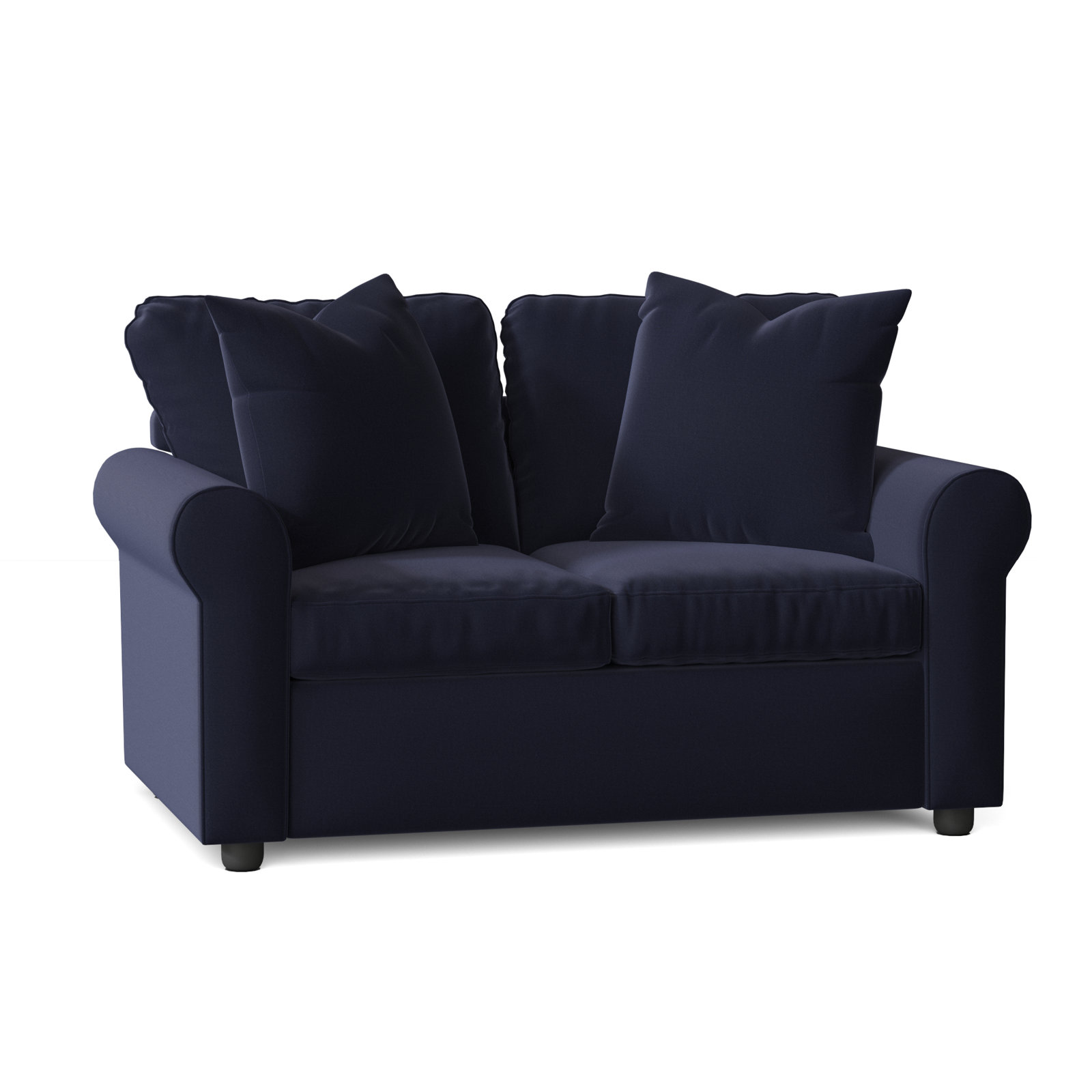Warrington 60'' Upholstered Loveseat, Canvas Navy Sunbrella® Canvas