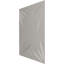 19 5/8"W x 19 5/8"H Inula EnduraWall Decorative 3D Wall Panel, Metallic Silver Metallic (Covers 2.67 Sq. Ft.)-123526962