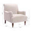Chaise avec accoudoirs rayée