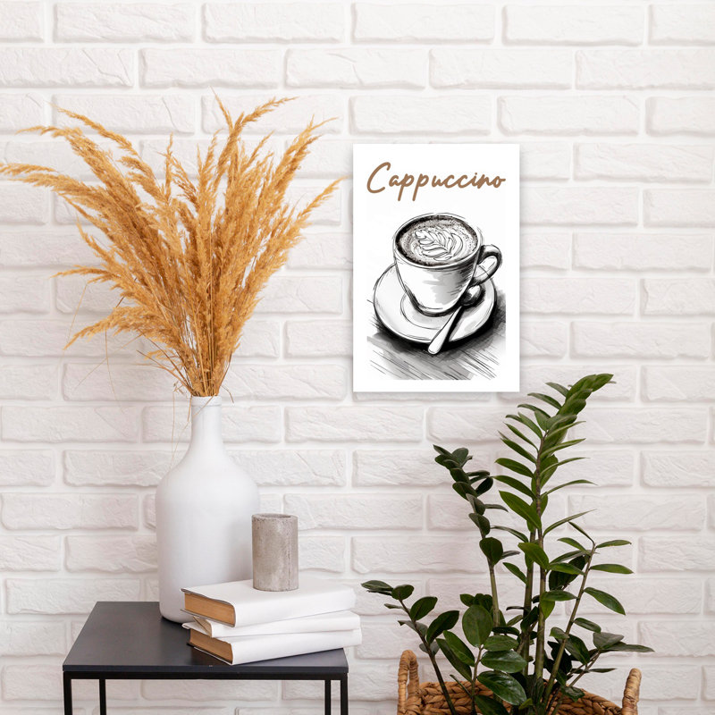 Cappuccino Latte Art by Andreas Magnusson - Wrapped Canvas Print, 45.72 cm H x 30.48 cm W
