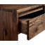 Rustic Walnut Open Nightstand