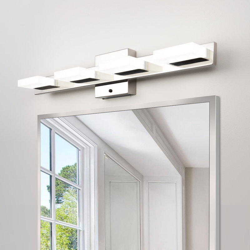 Luminaire pour meuble-lavabo à DEL Lubabah 3000K / 4000K / 5000K, Chrome, 4