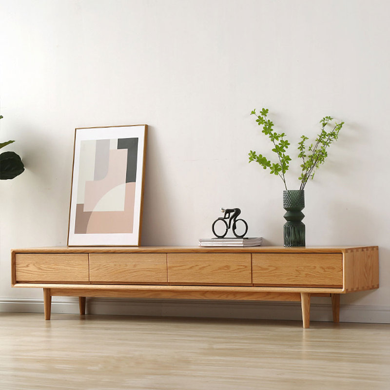 Meuble télé 82,68 po Burlywood, 70.87"