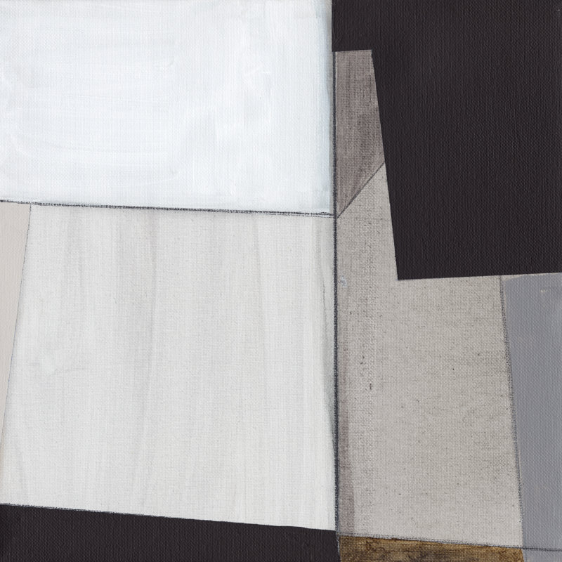 Neutral Geometrics III by Jodi Fuchs - Wrapped Canvas Painting, 51cm H x 51cm W