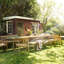 Sammen Outdoor Teak Bench