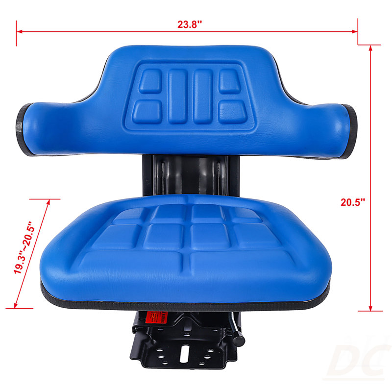 Siège de tracteur, Bleu