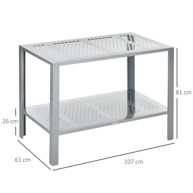 Ithaman Metal Weather Resistant Plant Stand