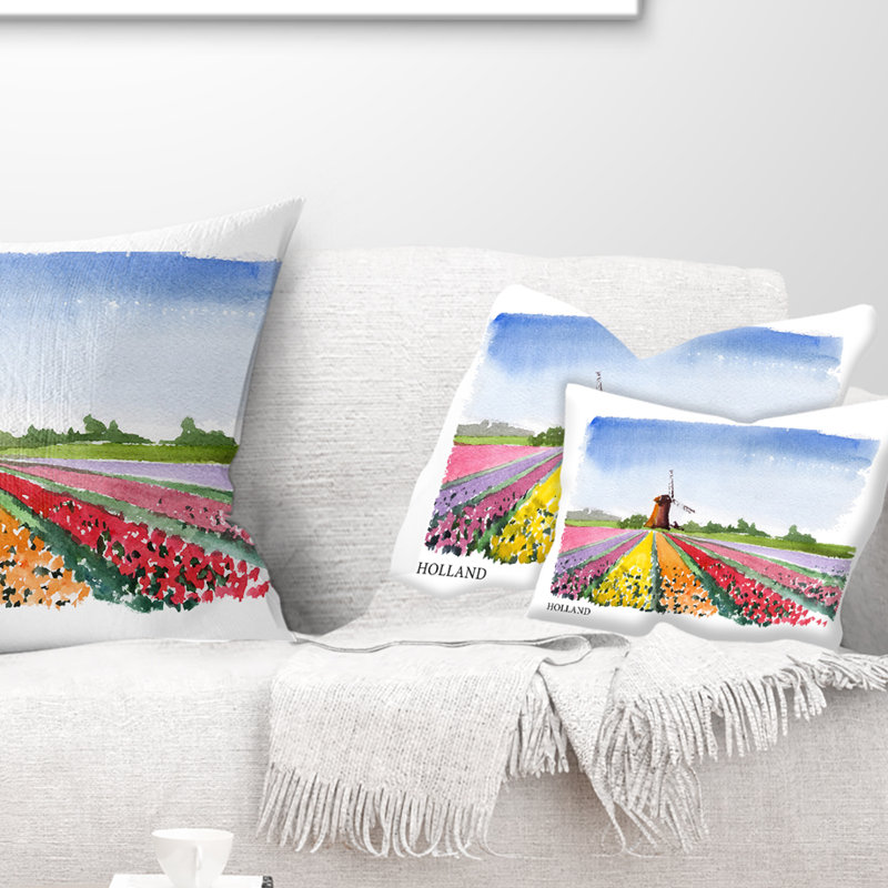Coussin Cityscape Holland, Rectangulaire, 12 po x 20 po