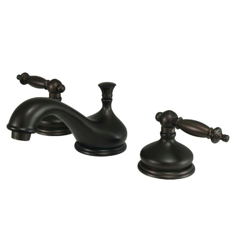 Robinet de salle de bain espacé Kingston, Bronze huilé
