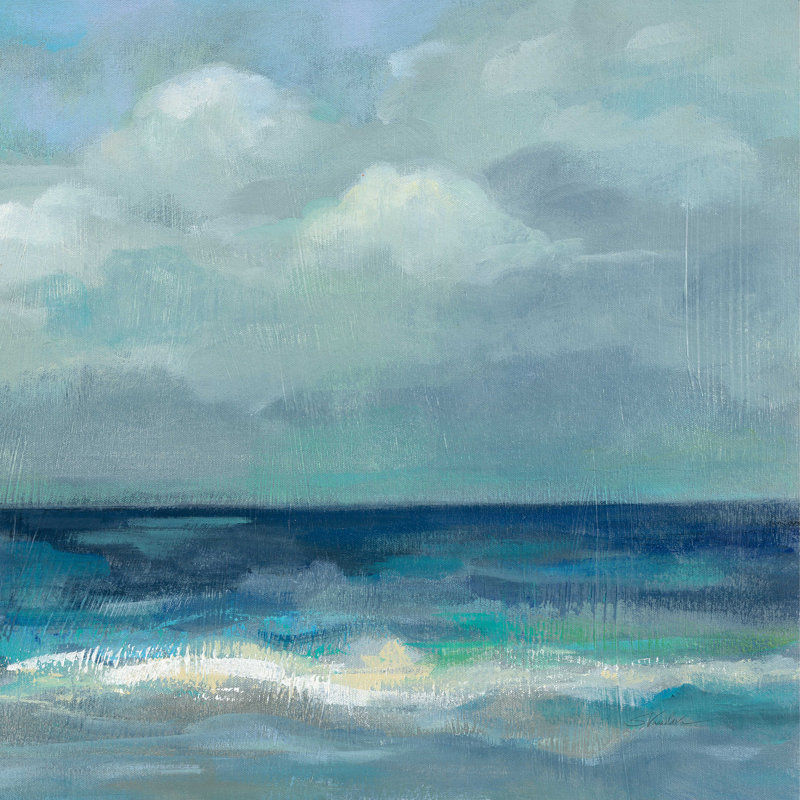 " Clouds And Sea Crop III " by Silvia Vassileva, 20" H x 20" W x 1.25" D