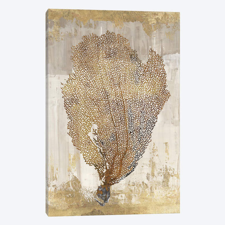 « corail splendor iii », impression sur toile, H 18 po x l 12 po x P 1,5 po, Pas de tapis, Toile tendue