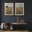 Ensemble de 2 encadrements muraux Premium Premium Fine Art Antique pour chambre à coucher 26 po x 36 po-1300026480