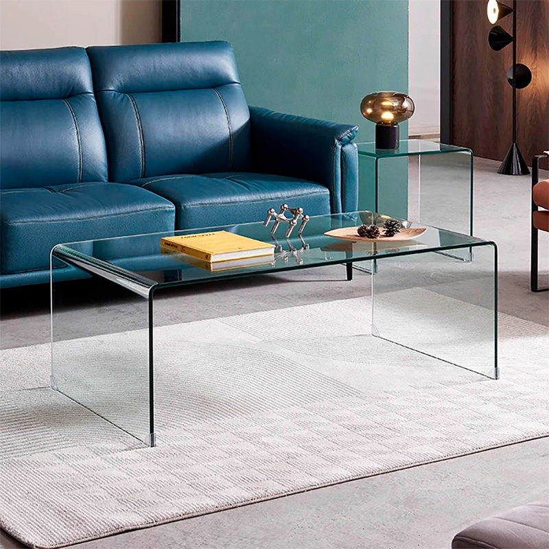 Table basse Bouton, H 17 po x L 42 po x l 20 po