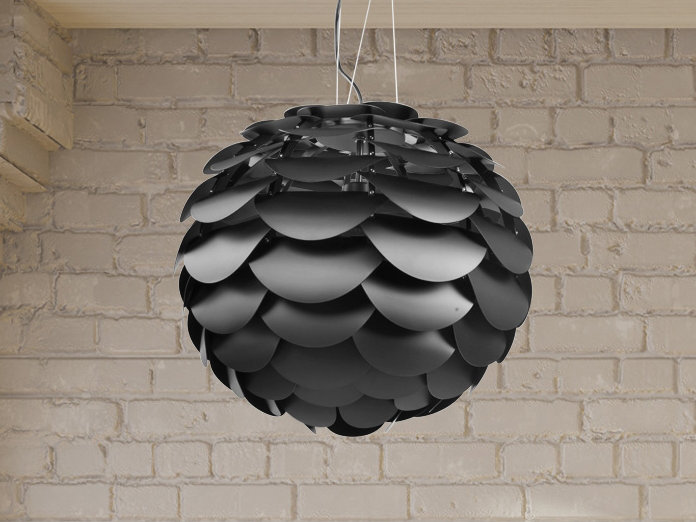 1 - Light Pendant, Black