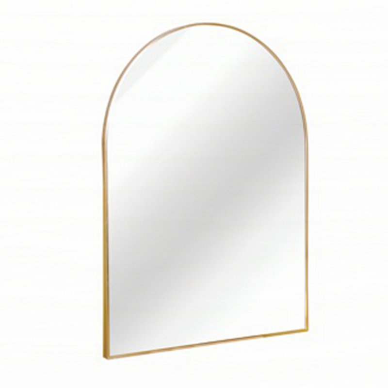 Miroir mural pour salle de bain Norby, Or, 72 po x 36 po