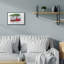 «Rustic Winter Camper Merry Christmas» par Lettré et doublé - reproduction d'art-503154944-503154945