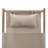 Set of 2 Beach Chairs - Outdoor Weather-Resistant Wood Folding Chairs with Carry Straps and Reclining Seat - Beach Essentials by Lavish Home (Taupe)-88305723