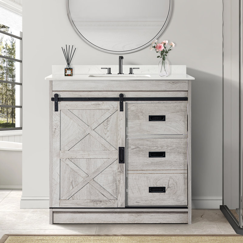 Meuble-lavabo complet 36 po Modern Farm Design