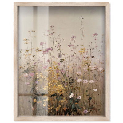 «Wildflower Field Farmhouse Art Shadowbox» par Art Remedy