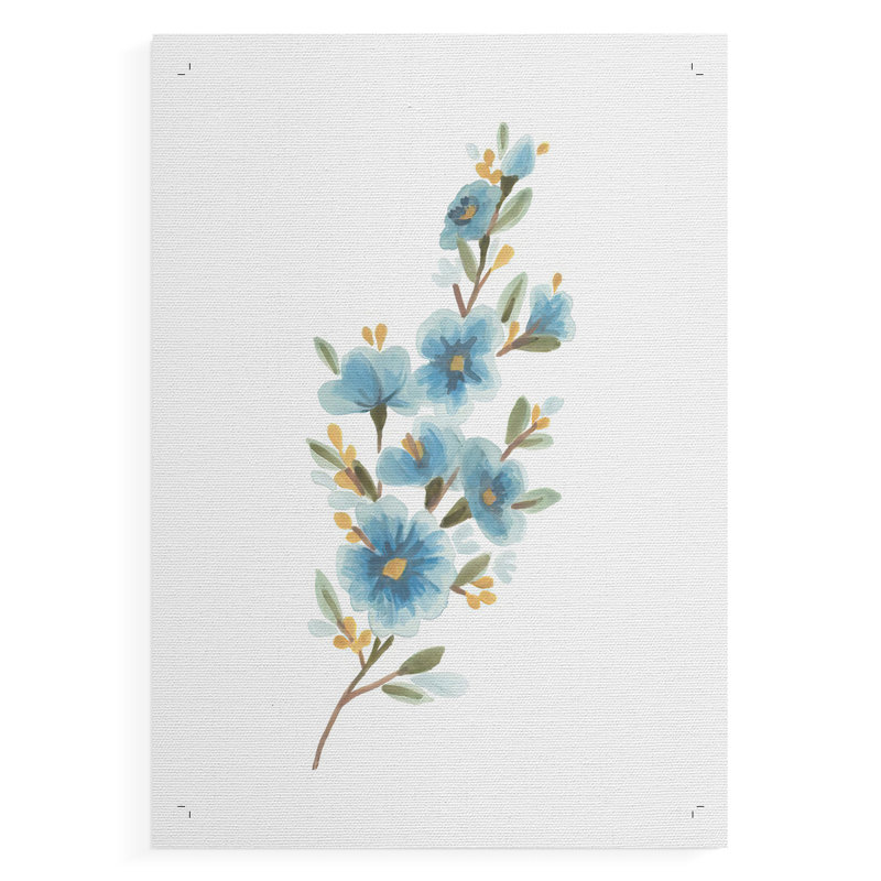 Wildflower Sprig II - reproduction de toile seulement - non encadrée, H 60 po x l 40 po