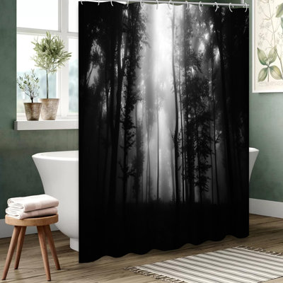 Rideau de douche Dark Forest