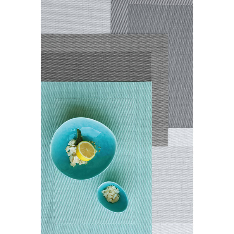 Ensemble de 4 napperons rectangulaires en vinyle, Jade