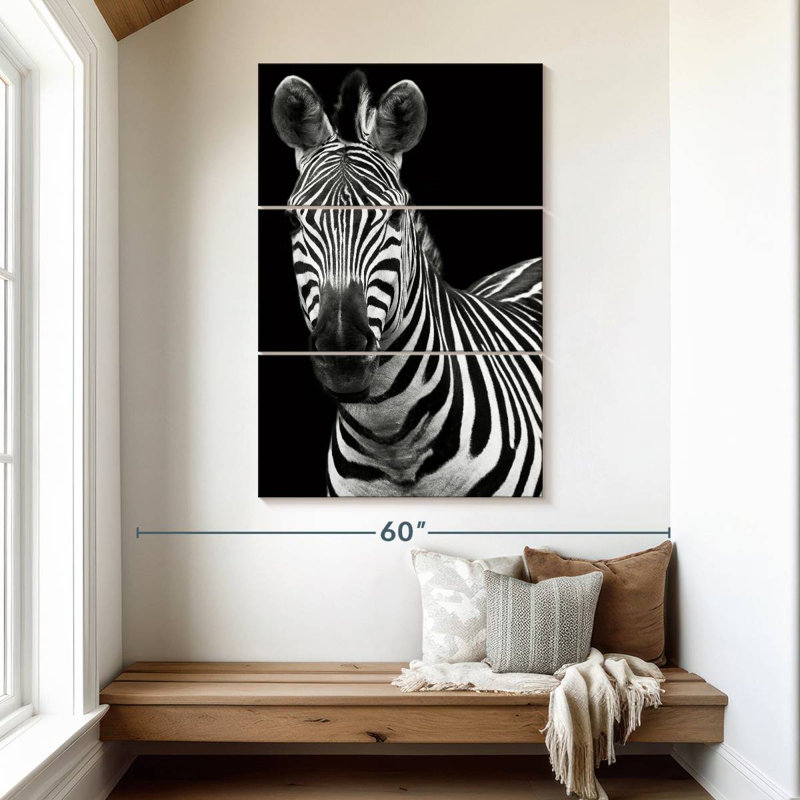 Brampt Zebra Stripes Pattern IV, 50" H x 32" W