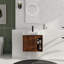 Meuble-lavabo simple 24 po avec comptoir en céramique