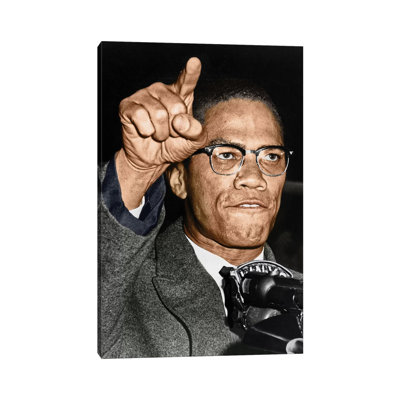 Malcolm X (1925-1965) 1 Piece Wall Art on Canvas