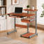 Bureau d'ordinateur complet, fini bois