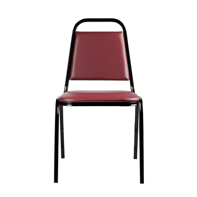 Chaise empilable Stella, paquet de 2, Rouge