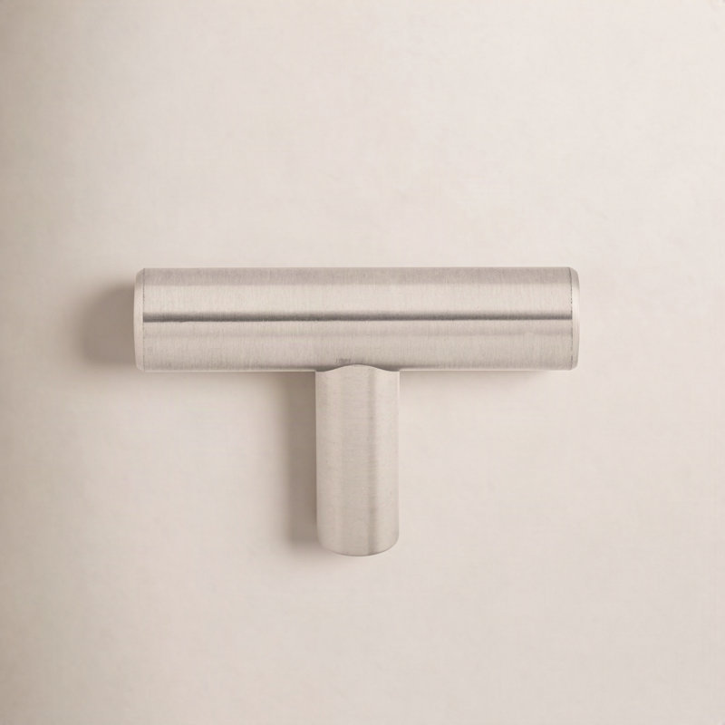 Hopewell Bar Knob, Brushed Satin Nickel