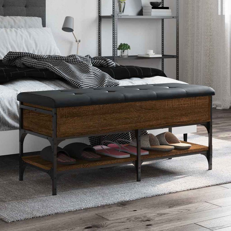 Upholstered Engineered Wood Bench