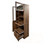 Garde-manger avec 3 portes et 2 tablettes coulissantes