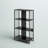 Oak Iron Six Cube Wall Shelf-11194273