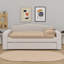Lit de jour rembourré avec accoudoirs de rangement Everlina-275420457