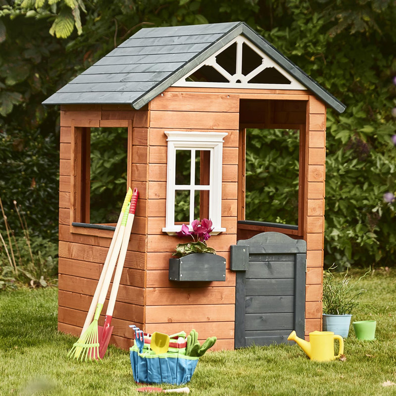 Hajek Freeport Park 62cm W x 32cm D Outdoor Solid Wood Playhouse