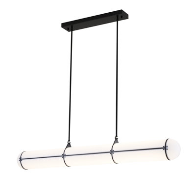 Luminaire suspendu moderne en métal 1 lumière DEL 