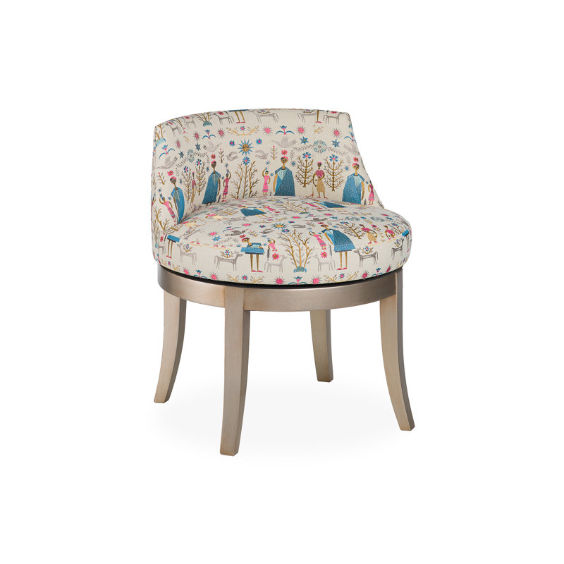 Jacqueline Memory Swivel Chair, Piatelli Mineral