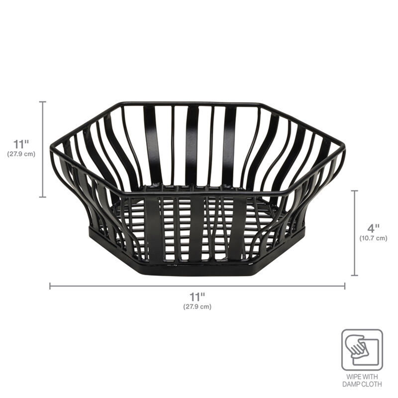 Gourmet Basics by Mikasa Hex Center Basket