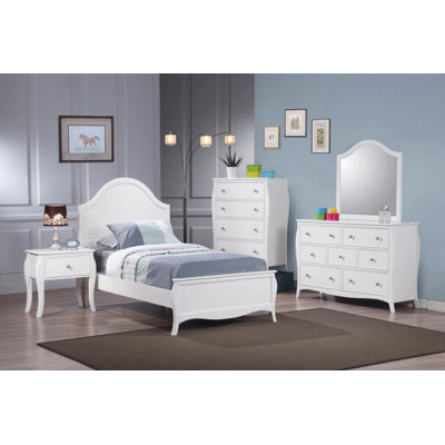 Shonette 4-Piece Full Panel Bedroom Set White -  Red Barrel StudioÂ®, 27D20912660E407AA92457DAD864E8DC