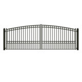 Automated Steel Dual Swing Driveway Gate and Gate Opener Complete Kit – PARIS Style –ETL Listed