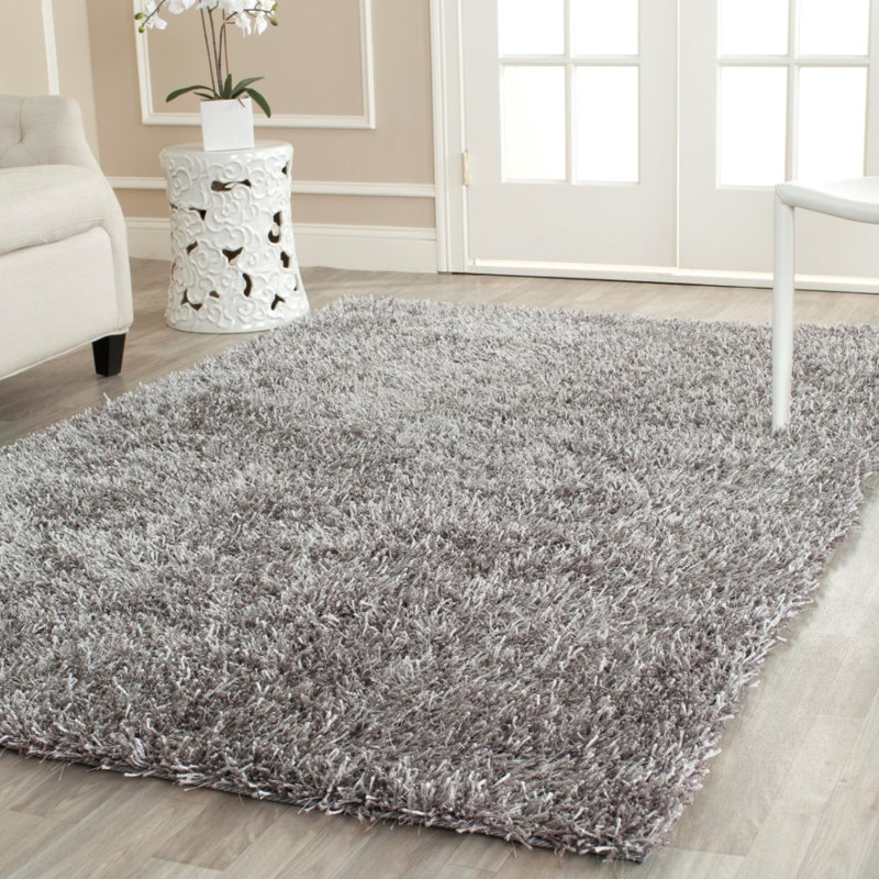 Kamryn Solid Colour Hand Woven Area Rug, Rectangle 122 x 183 cm