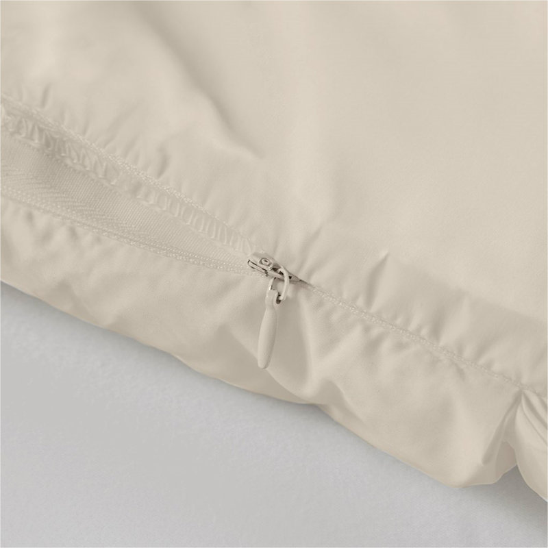 Protège-oreiller très grand King, Beige, King Pillowcase
