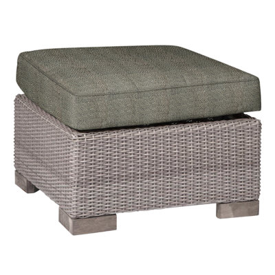 Club Outdoor Ottoman with Cushion