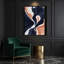 Aquarelle abstraite, art mural sur toile gris 89-1004858577