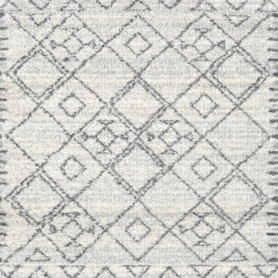 Tapis contemporain ivoire
